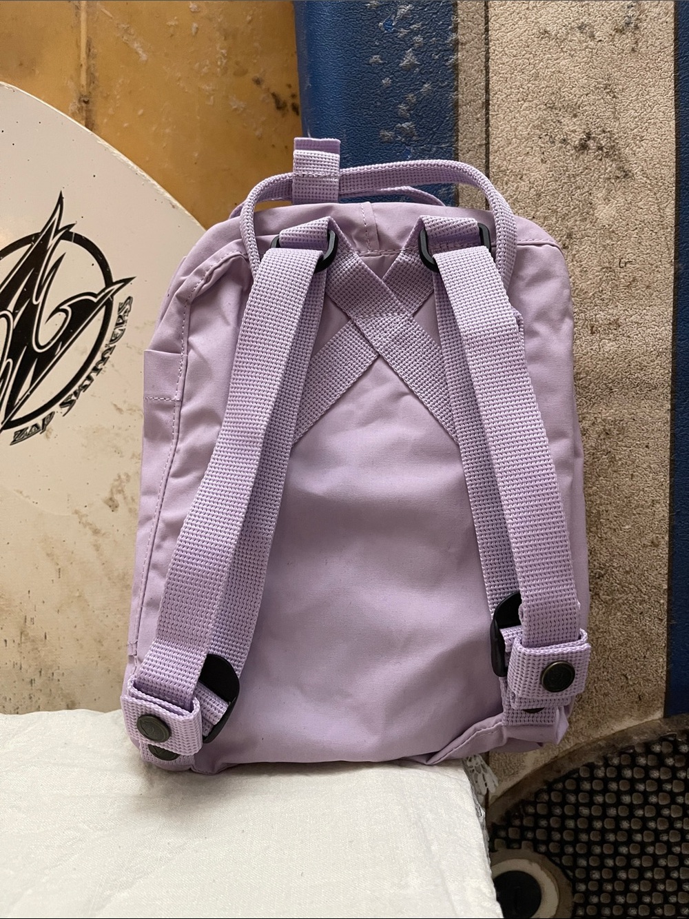 Fjallraven Kanken Mini Backpack - Pastel Lavender - Picture 2 of 2